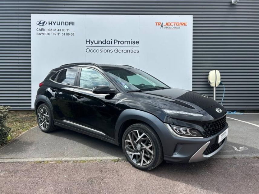 14100 : Hyundai Lisieux - Trajectoire Automobiles - HYUNDAI Kona - Kona - Phantom Black Métal - Traction - Hybride : Essence/Electrique
