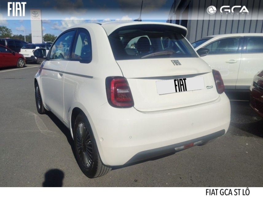 50000 : Hyundai Saint-Lô - GCA - FIAT 500 - 500 - Blanc - Traction - Electrique