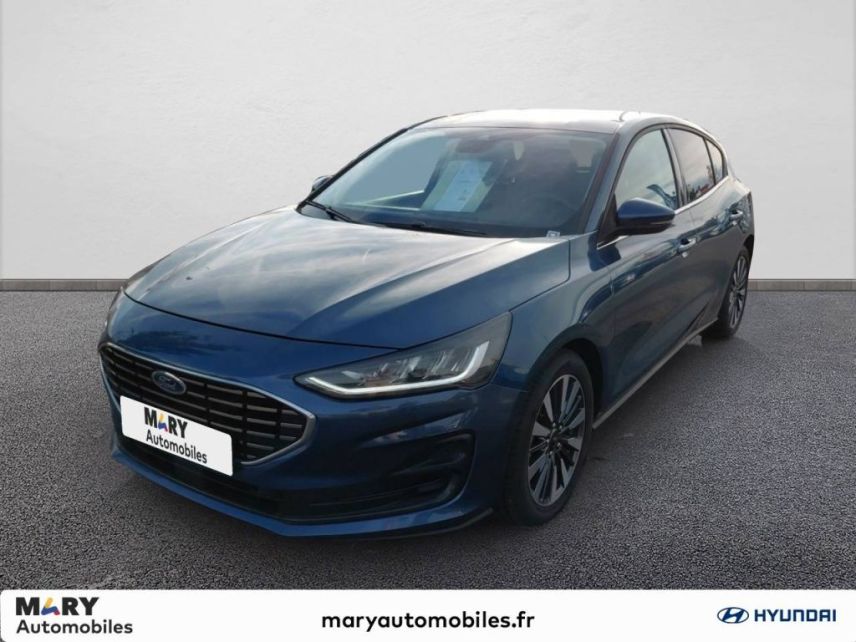80330 : Hyundai Amiens - Mary Automobiles - FORD FOCUS Titanium Style - FOCUS IV - Bleu - Boîte manuelle - Essence / Ethanol