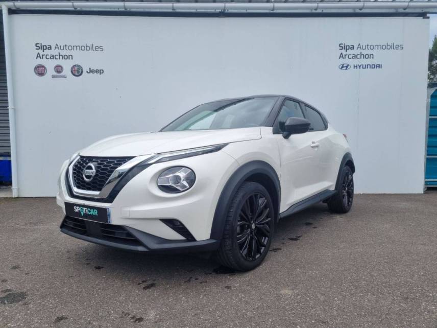 33260 : Hyundai Arcachon - Sipa Automobiles - NISSAN JUKE 2021 Enigma - JUKE II - BLANC - Boîte automatique - Essence sans plomb