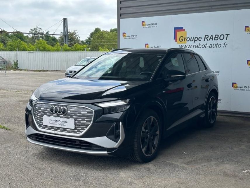 78310 : Hyundai Coignières - Socohy | Groupe Rabot - AUDI Q4 Sportback e-tron - Q4 Sportback e-tron - Noir Mythic métallisé - Propulsion - Electrique