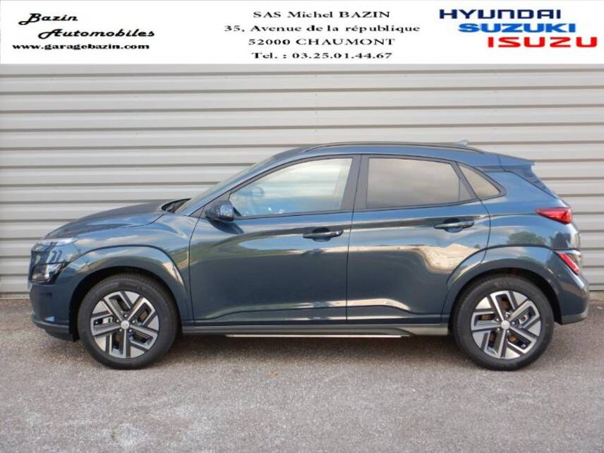 52000 : Hyundai Chaumont - Garage Michel Bazin - HYUNDAI Kona - Kona - Teal Métal - Traction - Electrique