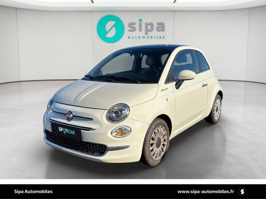 31200 : Hyundai TOULOUSE NORD - AUTO NORD - FIAT 500 SERIE 9 EURO 6D-FULL Dolcevita - 500 II - BLANC - Boîte manuelle - Essence sans plomb