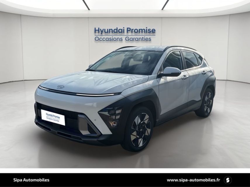 33110 : Hyundai Bordeaux Nord Le Bouscat - Sipa Automobiles - HYUNDAI KONA Creative - KONA II - Blanc - Automate sequentiel - Essence / Courant électrique