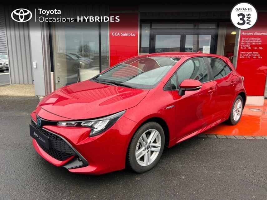 50000 : Hyundai Saint-Lô - GCA - TOYOTA Corolla - Corolla - Rouge Intense métallisé - Traction - Hybride : Essence/Electrique