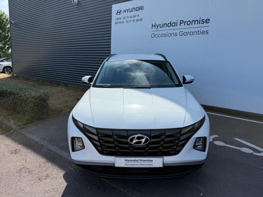 14100 : Hyundai Lisieux - Trajectoire Automobiles - HYUNDAI Tucson - Tucson - Serenity White Métal - Traction - Hybride : Essence/Electrique