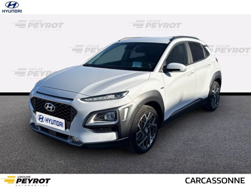 11020 : Hyundai Carcassonne - HMDS - HYUNDAI KONA HYBRID Executive - KONA - CHALK WHITE - Automate sequentiel - Essence / Courant électrique