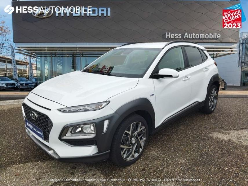 67800 : Hyundai Strasbourg - HESS Automobile - HYUNDAI Kona - Kona - Chalk White Métal - Traction - Hybride : Essence/Electrique