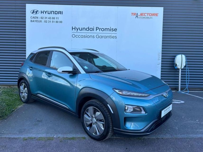 14100 : Hyundai Lisieux - Trajectoire Automobiles - HYUNDAI Kona - Kona - Bleu - Traction - Electrique