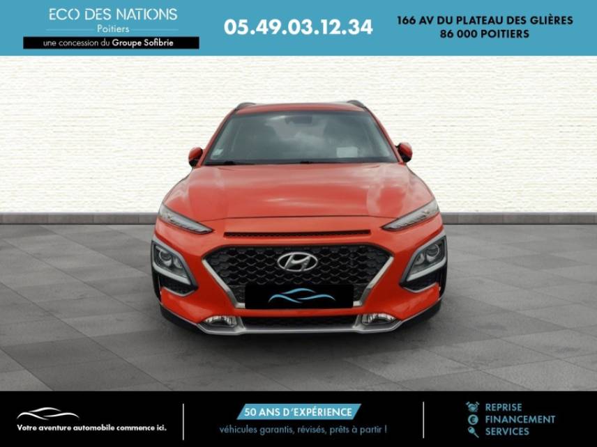 86000 : Hyundai Poitiers - Eco des Nations - HYUNDAI Kona - Kona - Tangerine Comet - Traction - Hybride : Essence/Electrique