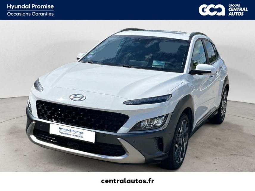 38200 : Hyundai Vienne - Groupe Central Autos - HYUNDAI KONA HYBRID Executive - KONA - Blanc - Automate sequentiel - Essence / Courant électrique