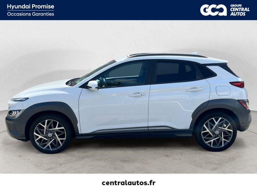 38200 : Hyundai Vienne - Groupe Central Autos - HYUNDAI KONA HYBRID Executive - KONA - Blanc - Automate sequentiel - Essence / Courant électrique