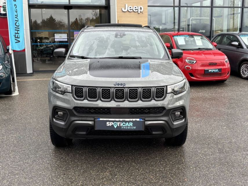 04100 : Hyundai Manosque - Pedinielli - JEEP COMPASS MY20 Trailhawk - COMPASS II - Gris - Boîte automatique - Essence / Courant électrique