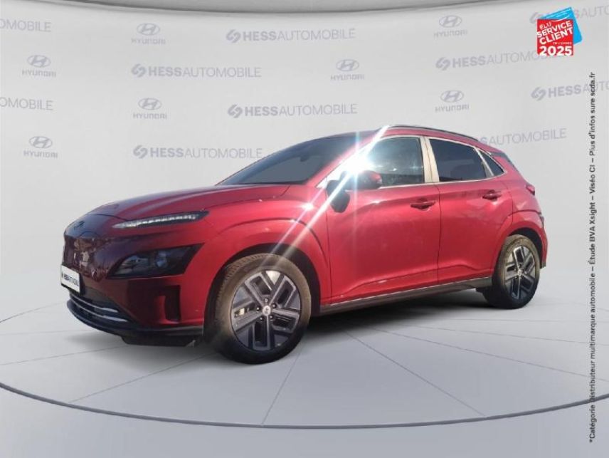 51100 : Hyundai Reims - HESS Automobile - HYUNDAI Kona - Kona - Sunset Red Métal - Traction - Electrique