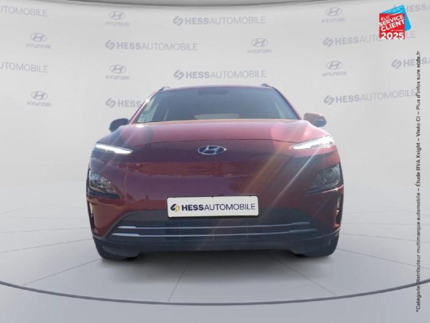 51100 : Hyundai Reims - HESS Automobile - HYUNDAI Kona - Kona - Sunset Red Métal - Traction - Electrique