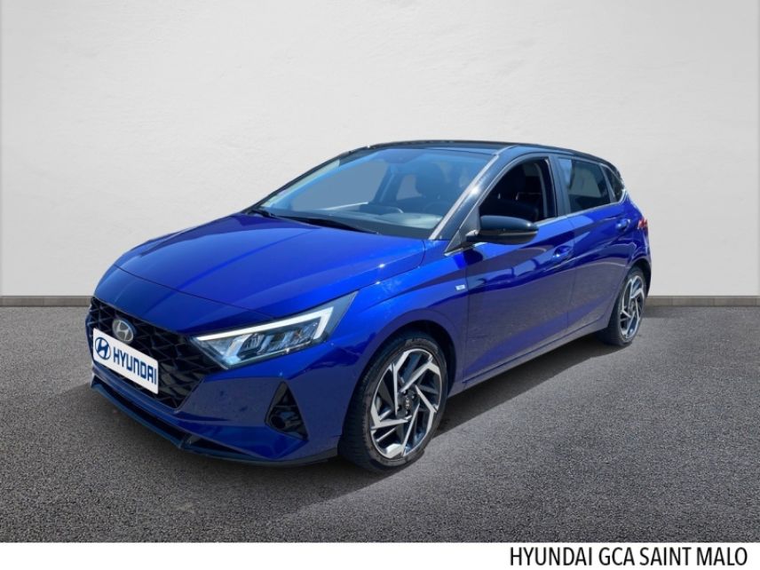 35400 : Hyundai Saint-Malo - GCA - HYUNDAI i20 - i20 - Intense Blue Métal/Toit/rétro Black - Traction - Essence/Micro-Hybride