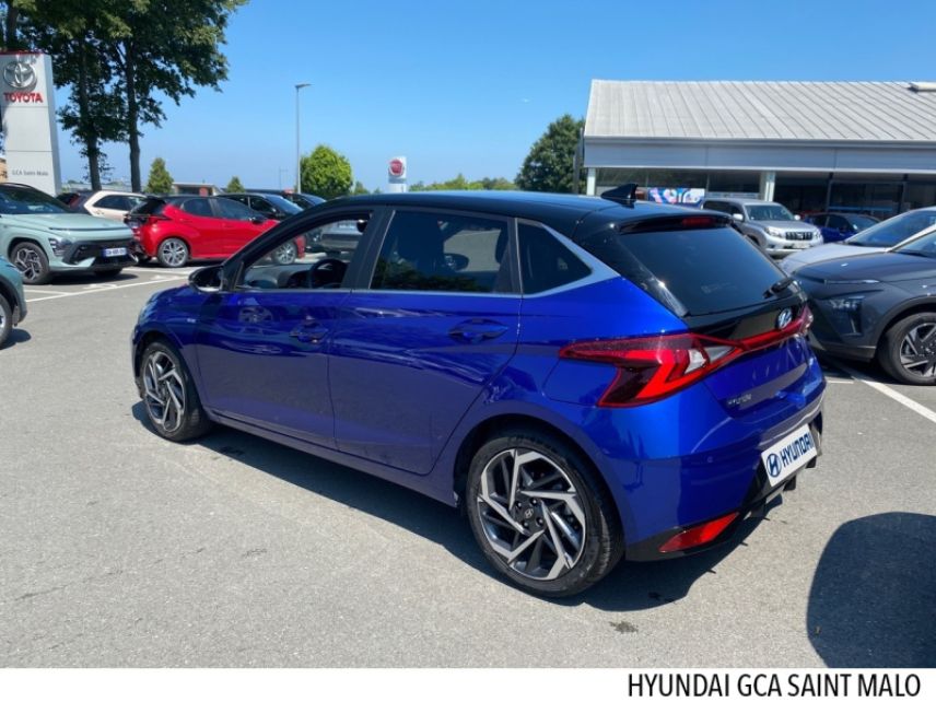 35400 : Hyundai Saint-Malo - GCA - HYUNDAI i20 - i20 - Intense Blue Métal/Toit/rétro Black - Traction - Essence/Micro-Hybride