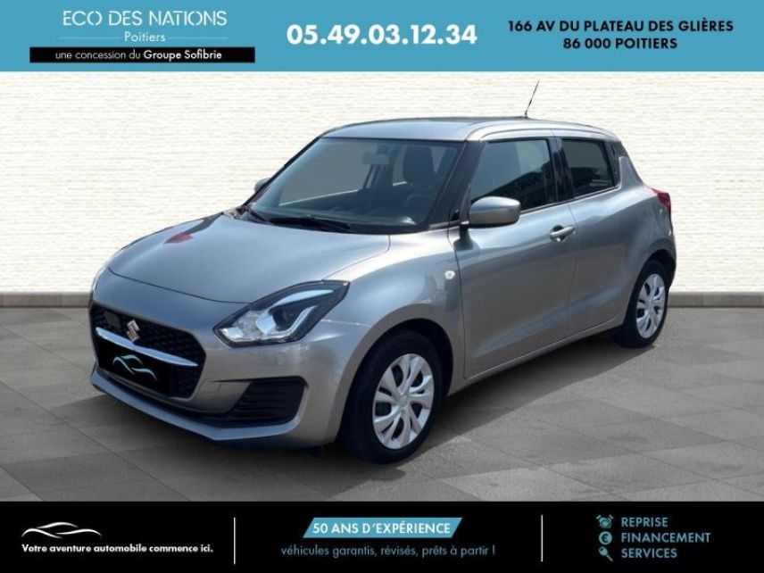 86000 : Hyundai Poitiers - Eco des Nations - SUZUKI Swift - Swift - Gris clair - Traction - Essence/Micro-Hybride