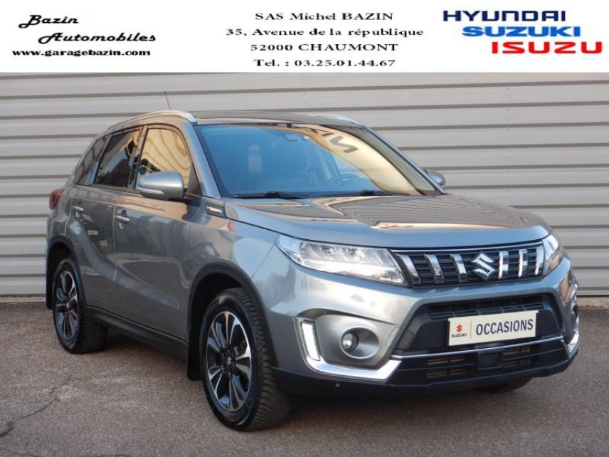 52000 : Hyundai Chaumont - Garage Michel Bazin - SUZUKI Vitara - Vitara - Galactic Gray métallisé - Transmission intégrale - Essence/Micro-Hybride