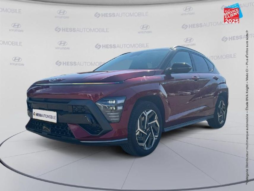 67800 : Hyundai Strasbourg - HESS Automobile - HYUNDAI Kona - Kona - Ultimate Red métallisé/Toit/rétros Black - Traction - Hybride : Essence/Electrique