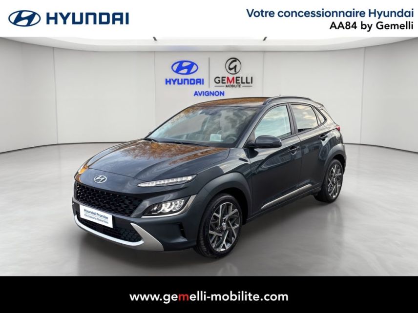 84130 : Hyundai Avignon - Actions Automobiles 84 - HYUNDAI KONA HYBRID Executive - KONA - Gris - Automate sequentiel - Essence / Courant électrique