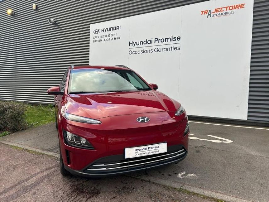 14100 : Hyundai Lisieux - Trajectoire Automobiles - HYUNDAI Kona - Kona - Sunset Red Métal - Traction - Electrique
