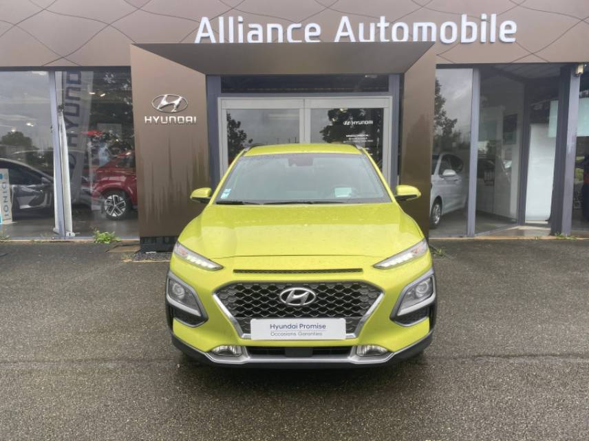 28600 : Hyundai Chartres - Alliance Automobile - HYUNDAI Kona - Kona - Acid Yellow - Traction - Hybride : Essence/Electrique