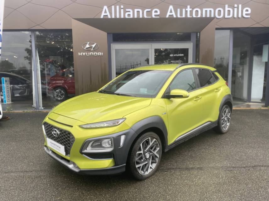 28600 : Hyundai Chartres - Alliance Automobile - HYUNDAI Kona - Kona - Acid Yellow - Traction - Hybride : Essence/Electrique