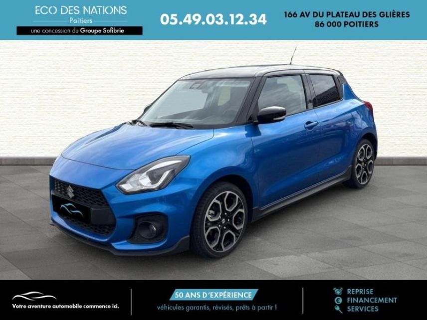 86000 : Hyundai Poitiers - Eco des Nations - SUZUKI Swift - Swift - Speedy Blue métallisé - Traction - Essence/Micro-Hybride