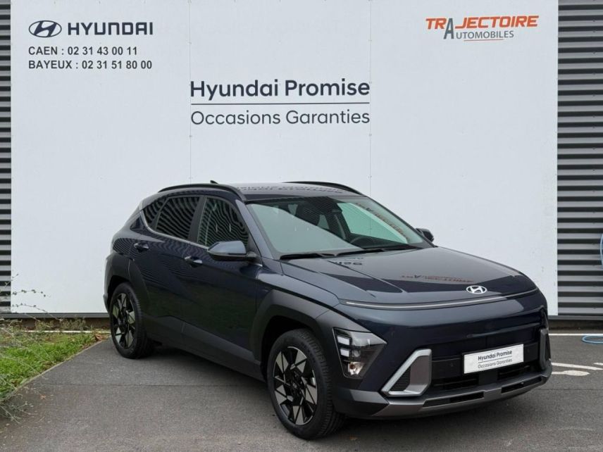 14100 : Hyundai Lisieux - Trajectoire Automobiles - HYUNDAI Kona - Kona - Denim Blue perlé métallisé - Traction - Hybride : Essence/Electrique