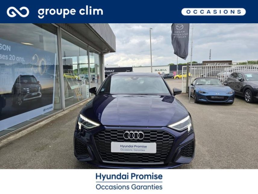 87280 : Hyundai Limoges - Motors Cars - AUDI A3 Sportback - A3 Sportback - Bleu Navarre métallisé - Traction - Diesel