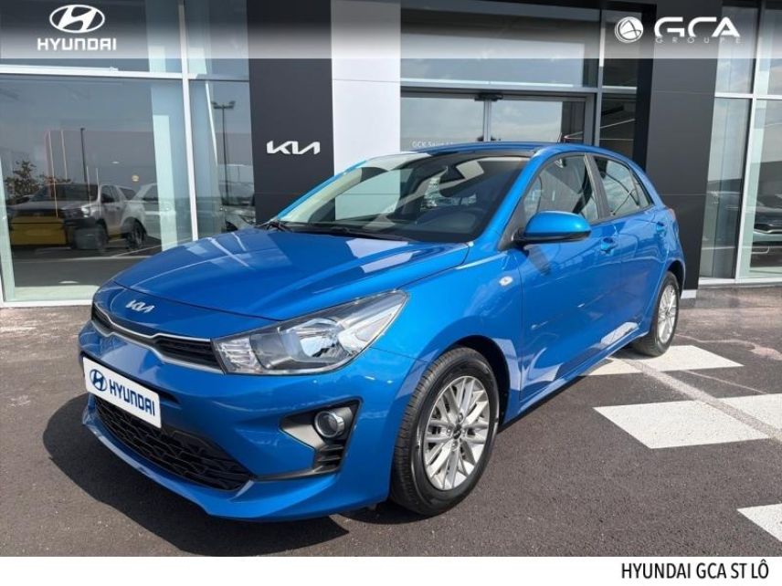 50000 : Hyundai Saint-Lô - GCA - KIA Rio - Rio - Bleu Azur métallisé - Traction - Essence