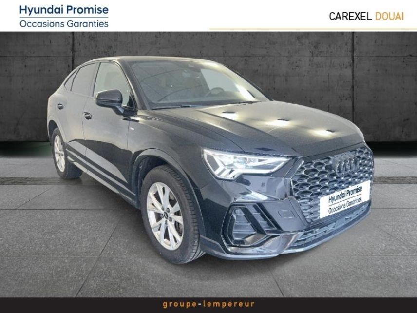 59187 : Hyundai Douai - Groupe Lempereur - AUDI Q3 Sportback - Q3 Sportback - Noir Mythic métallisé - Traction - Hybride rechargeable : Essence/Electrique