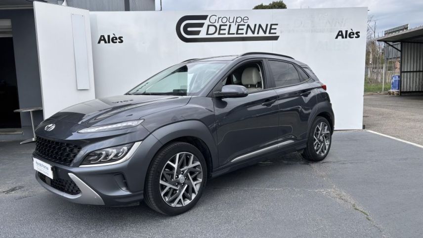 30100 : Hyundai Alès - Auto Hall - HYUNDAI KONA HYBRID Executive - KONA - Blanc - Automate sequentiel - Essence / Courant électrique