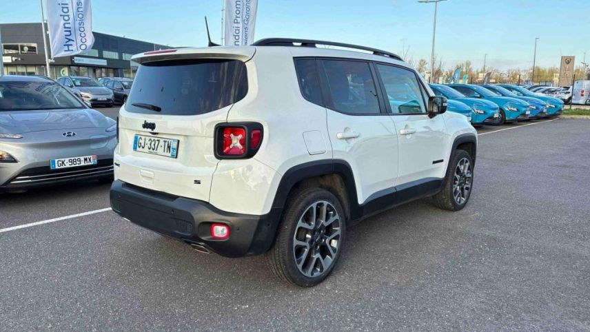 31200 : Hyundai TOULOUSE NORD - AUTO NORD - JEEP RENEGADE S - RENEGADE - BLANC - Boîte automatique - Essence / Courant électrique