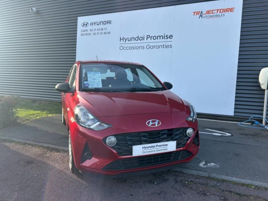 14100 : Hyundai Lisieux - Trajectoire Automobiles - HYUNDAI i10 - i10 - Dragon Red Métal - Traction - Essence