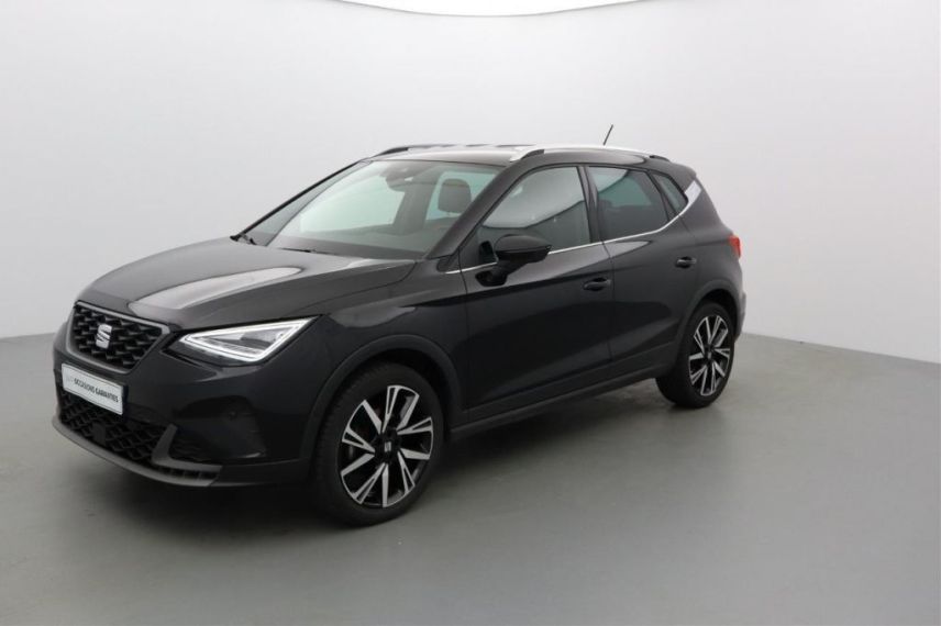 30100 : Hyundai Alès - Auto Hall - SEAT ARONA FR - ARONA - Noir - Automate sequentiel - Essence sans plomb