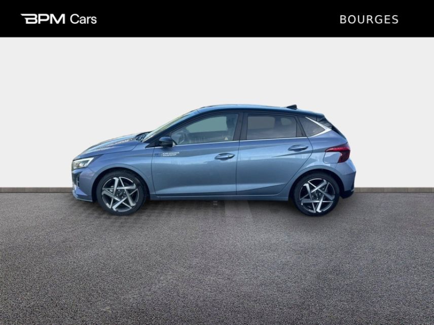 18230 : Hyundai Bourges - ELLIPSE Automobiles - HYUNDAI i20 - i20 - Meta Blue Métal/Toit+rétros Black - Traction - Essence