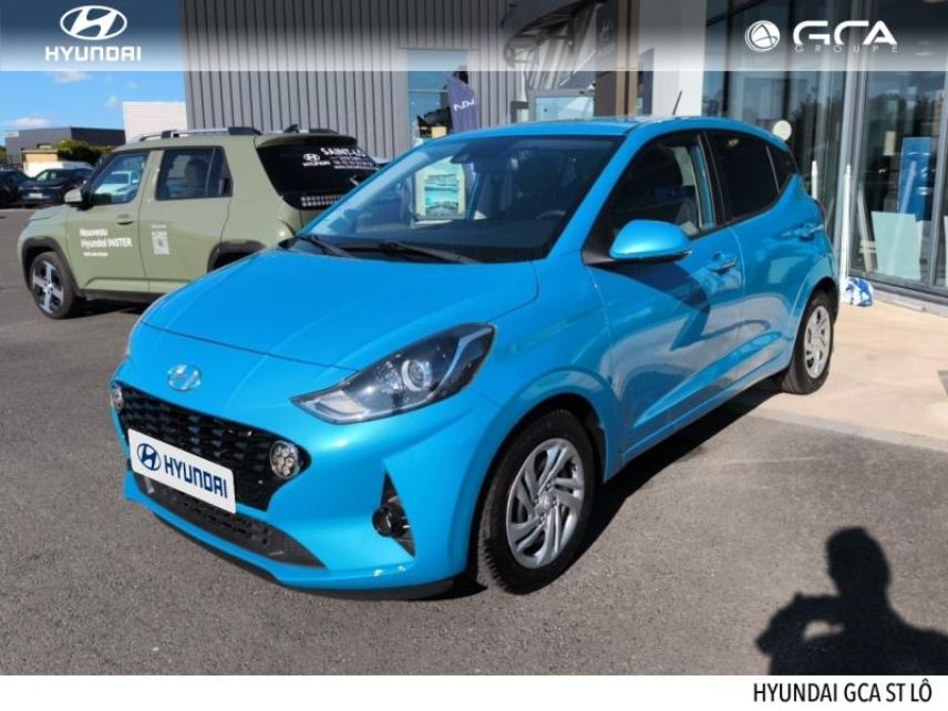 50000 : Hyundai Saint-Lô - GCA - HYUNDAI i10 - i10 - Aqua Turquoise Métal - Traction - Essence