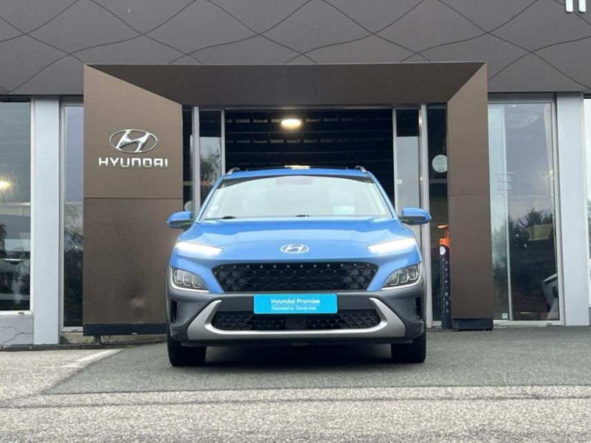 29000 : Hyundai Quimper - Iroise Automobiles - HYUNDAI Kona - Kona - Surfy Blue Métal - Traction - Hybride : Essence/Electrique