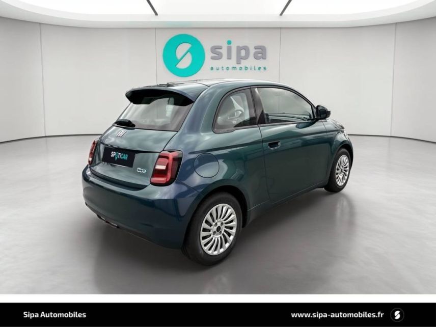 33140 : Hyundai Bordeaux Sud Villenave d'Ornon - Sipa Automobiles - FIAT 500e BERLINE MY22 SERIE 1 STEP 2 Action Plus - 500 III ELECTRIQUE - Vert - Automate à fonct. Continu - Courant électrique