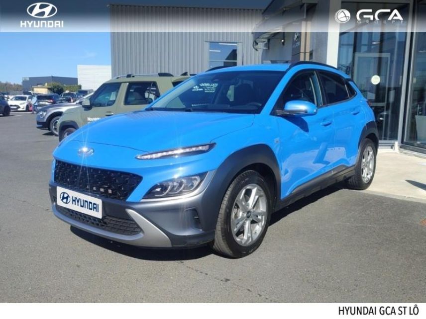 50000 : Hyundai Saint-Lô - GCA - HYUNDAI Kona - Kona - Bleu - Traction - Essence/Micro-Hybride