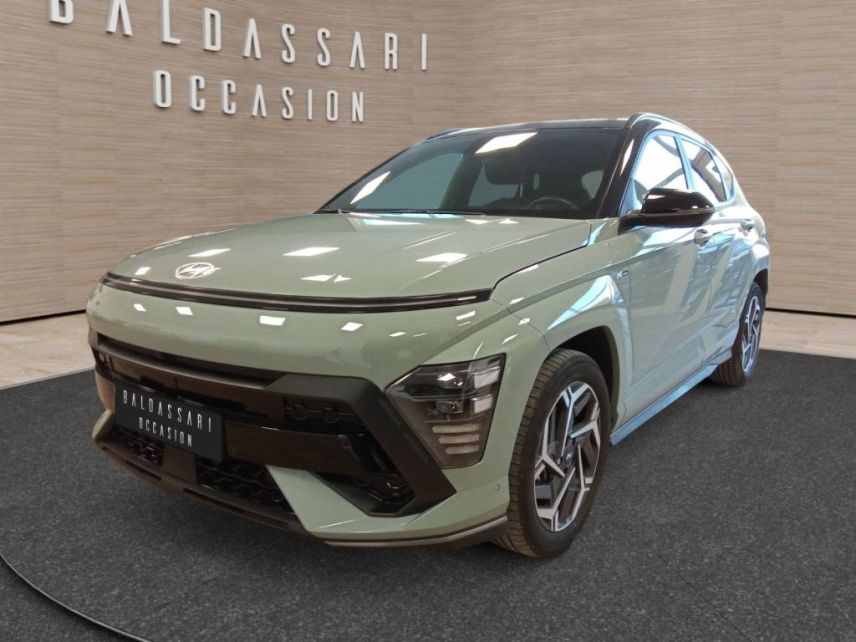 83130 : Hyundai Toulon - Autodif SAS - Groupe BALDASSARI - HYUNDAI KONA N Line Executive - KONA II - Vert - Automate sequentiel - Essence / Courant électrique