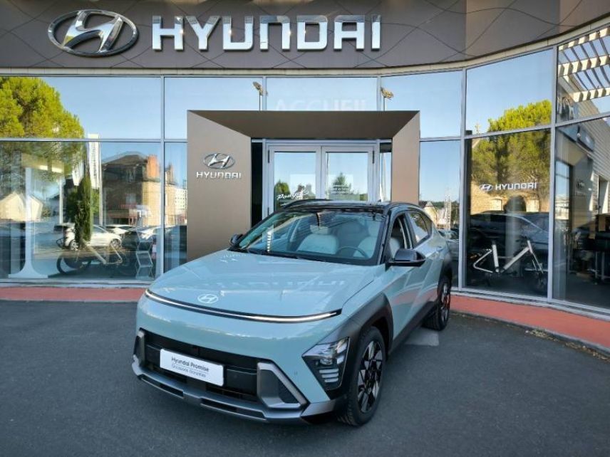 19100 : Hyundai Brive-la-Gaillarde - Garage Pouget - HYUNDAI Kona - Kona - Vert - Traction - Hybride : Essence/Electrique