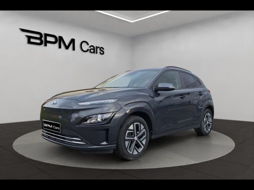 75013 : Hyundai Paris 13 - BPM Cars - HYUNDAI Kona - Kona - Dark Knight Métal - Traction - Electrique