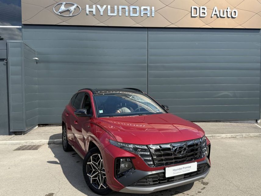 21300 : Hyundai Dijon - Privilège Automobiles - HYUNDAI TUCSON N Line Executive - TUCSON IV - Rouge - Boîte automatique - Essence / Courant électrique