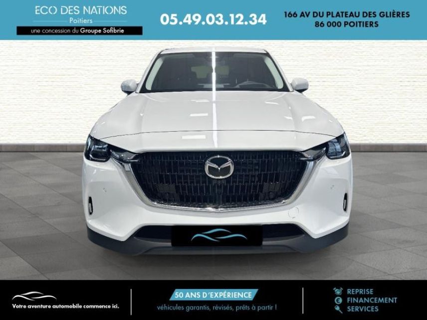 86000 : Hyundai Poitiers - Eco des Nations - MAZDA CX-60 - CX-60 - Blanc - Transmission intégrale - Hybride rechargeable : Essence/Electrique