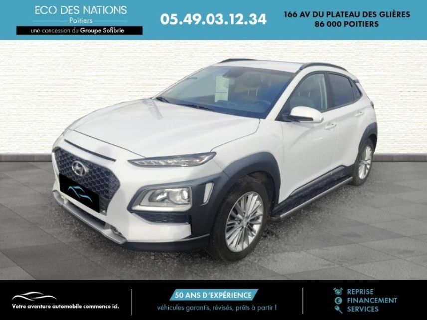 86000 : Hyundai Poitiers - Eco des Nations - HYUNDAI Kona - Kona - Chalk White Métal - Traction - Essence