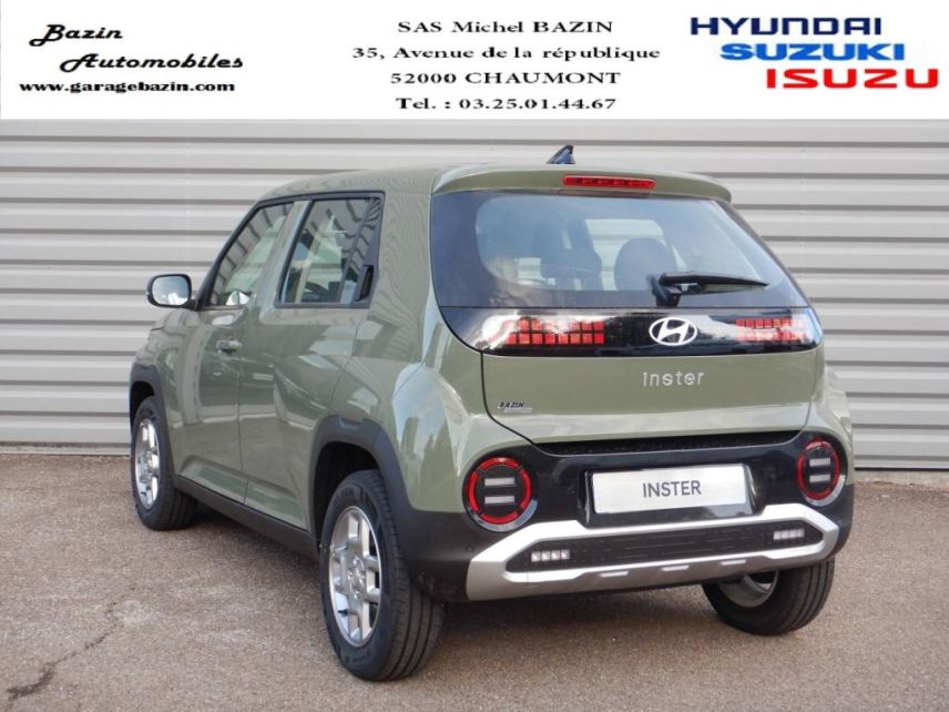 52000 : Hyundai Chaumont - Garage Michel Bazin - HYUNDAI Inster - Inster - Tomboy Khaki - Traction - Electrique