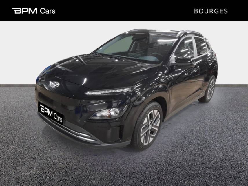 18230 : Hyundai Bourges - ELLIPSE Automobiles - HYUNDAI Kona - Kona - Phantom Black Métal - Traction - Electrique